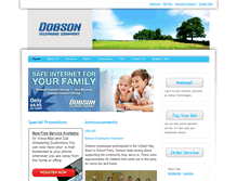 Tablet Screenshot of dobsonteleco.com